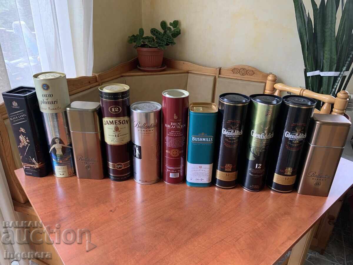 CUTIE TUB METAL CARTON CU STICLA - 6