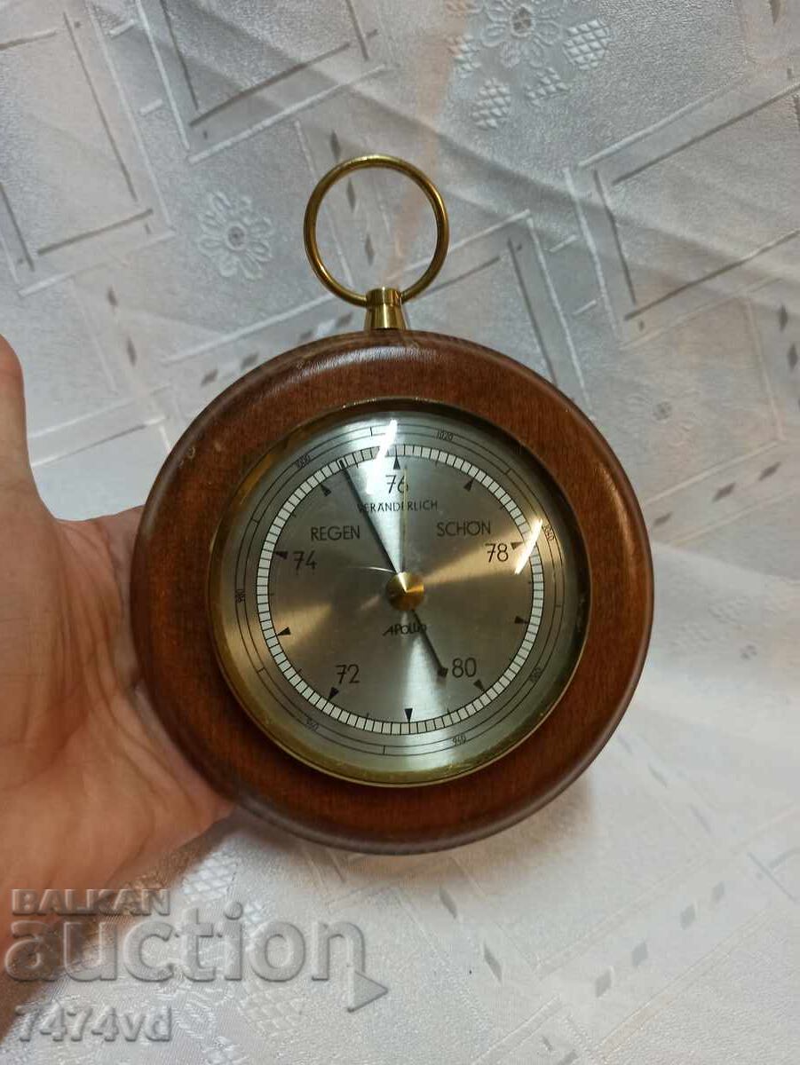 Δημοπρασία Ρετρό ξύλινο βαρόμετρο Regen Veranderlich Schon -Apollo Δημοπρασία Ρετρό ξύλινο βαρόμετρο Regen Veranderlich Schon -Apollo