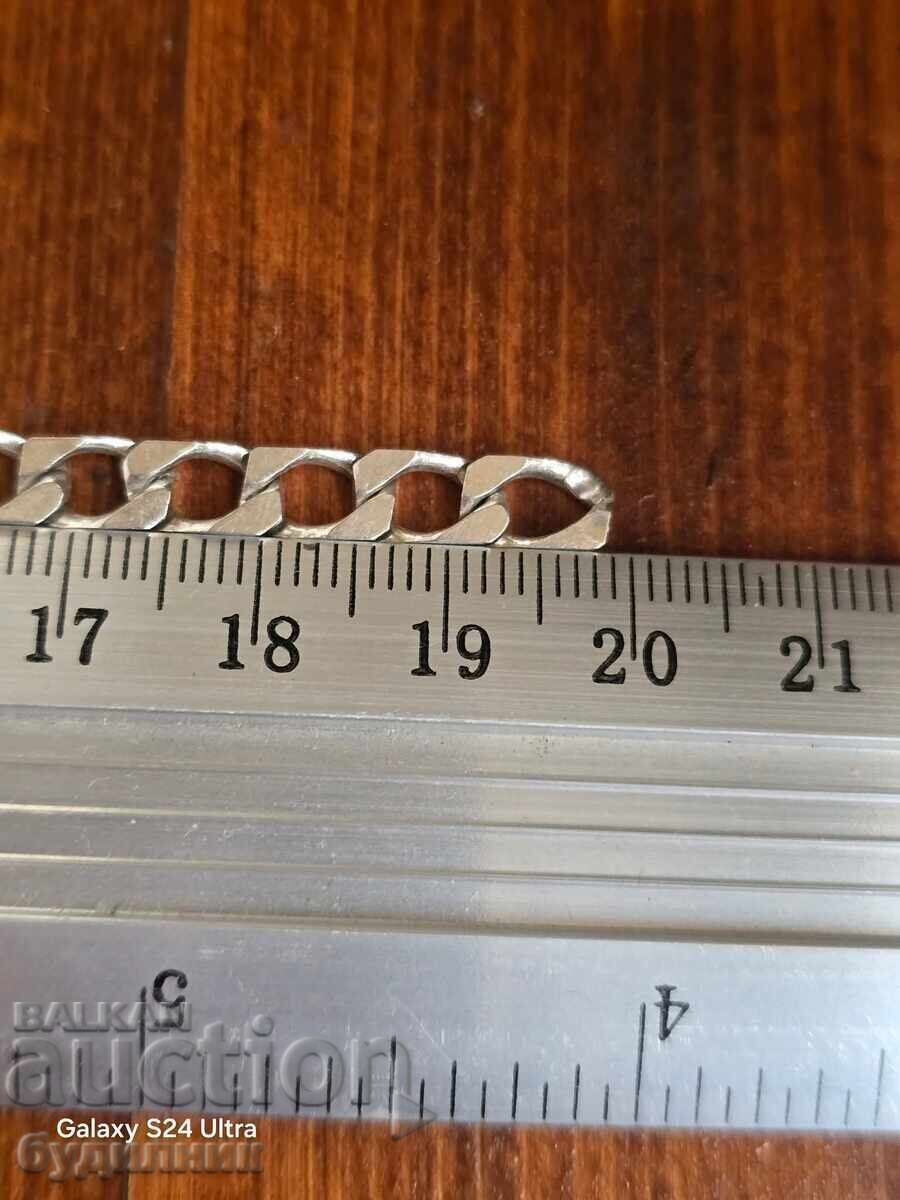 Сребърна Масивна гривна. 925 Проба. 9,85 Грама. 19см. Пускам - 6 Сребърна Масивна гривна. 925 Проба. 9,85 Грама. 19см. Пускам - 6