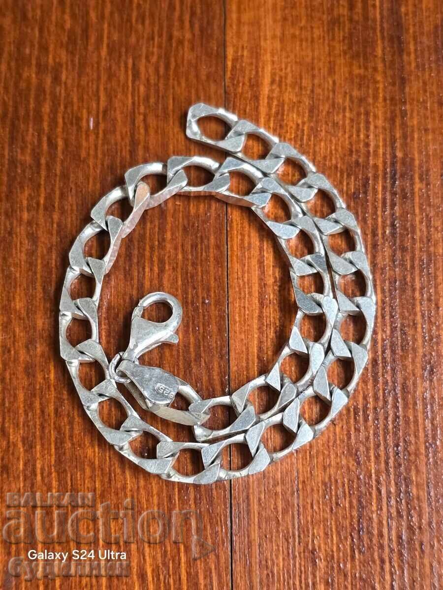 Сребърна Масивна гривна. 925 Проба. 9,85 Грама. 19см. Пускам Сребърна Масивна гривна. 925 Проба. 9,85 Грама. 19см. Пускам