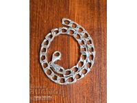 Сребърна Масивна гривна. 925 Проба. 9,85 Грама. 19см. Пускам