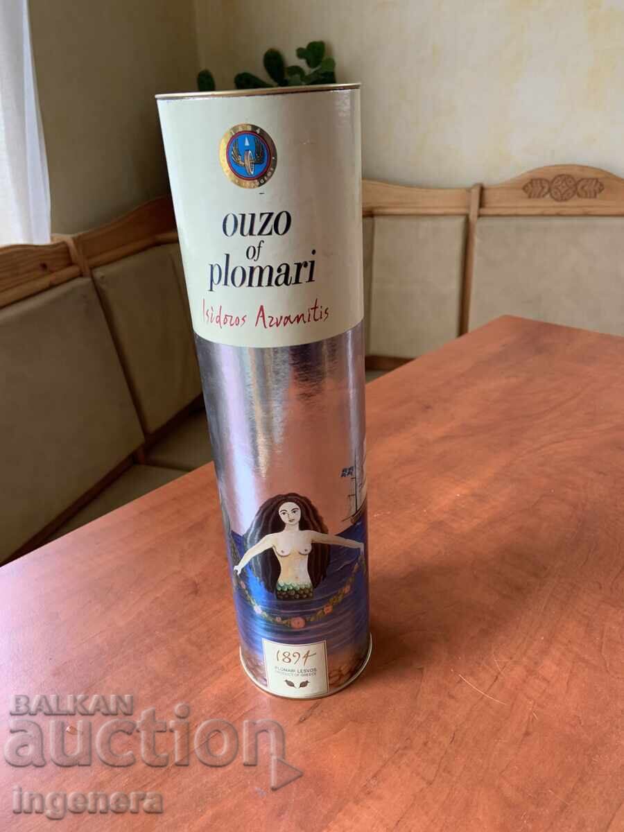 CUTIE TUB METAL CARTON CU STICLA cu preț 5.00 BGN | € 2.56