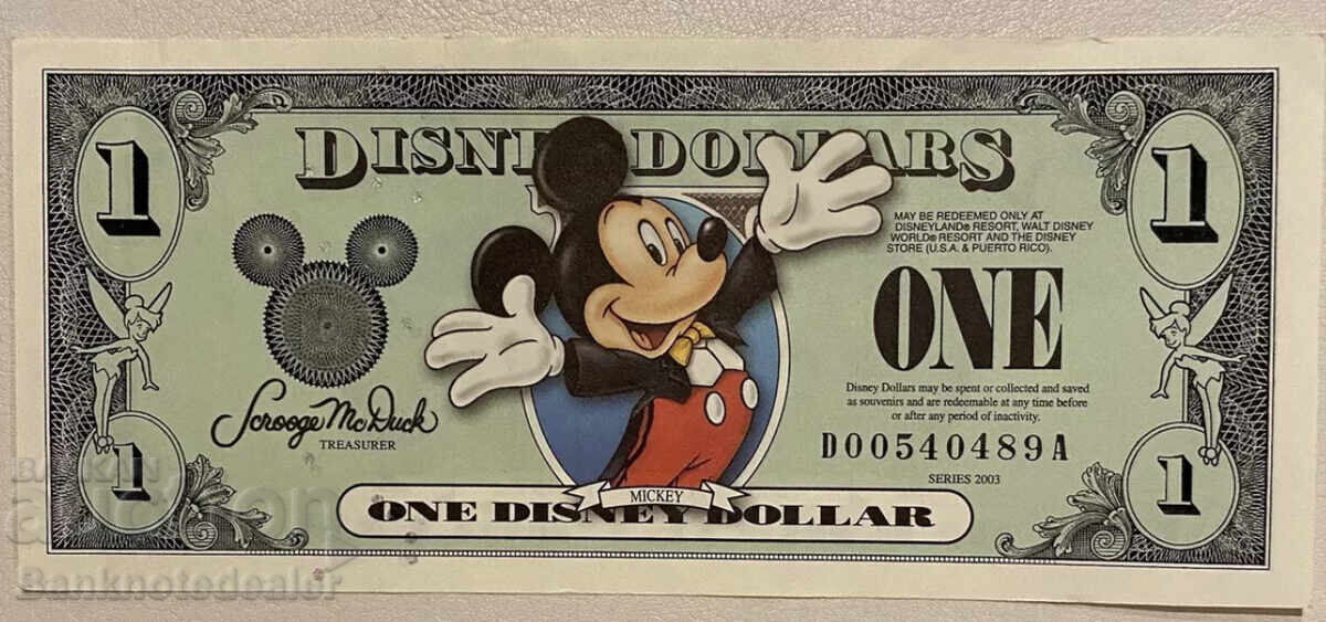 Disney 1 Δολαρίου Mickey 2003 Ref 0489 Disney 1 Δολαρίου Mickey 2003 Ref 0489