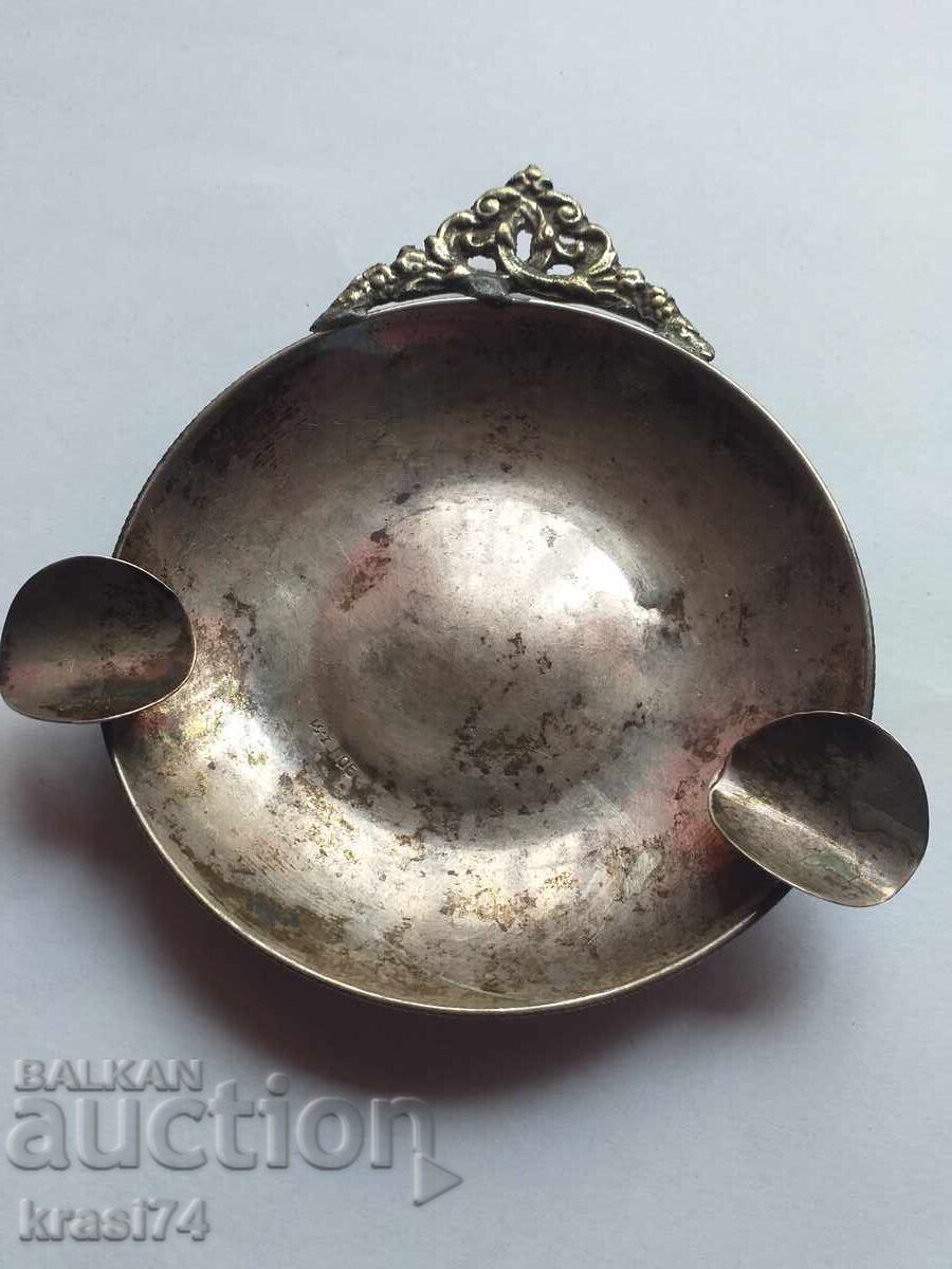 Silver ashtray Silver ashtray