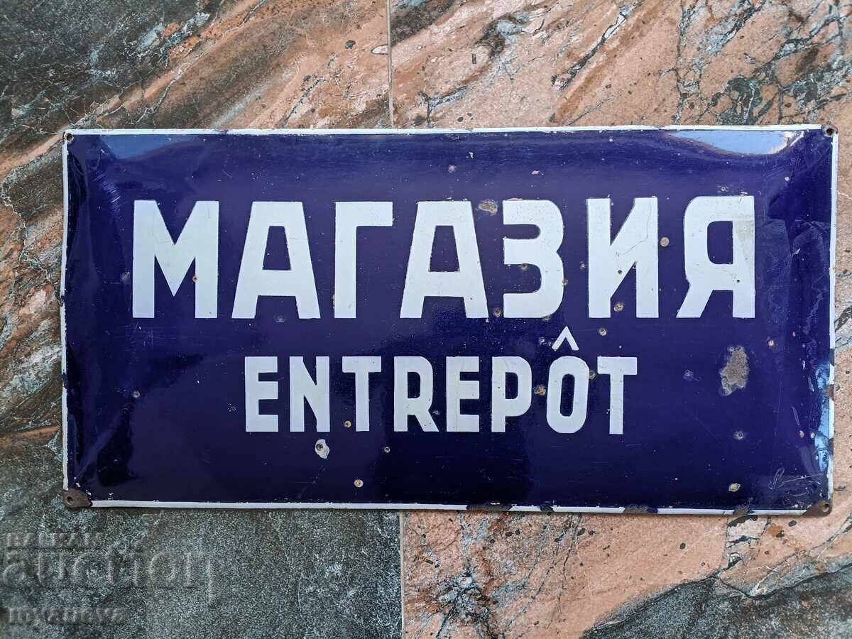 Delivery of Enamelled sign from the USSR