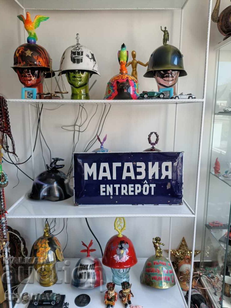 Enamelled sign from the USSR