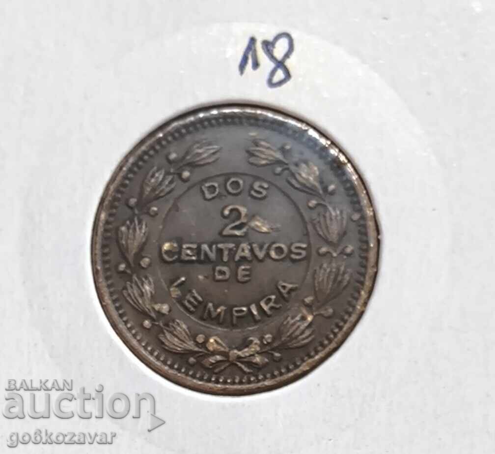 Khonduras 2 sentavos 1956g Khonduras 2 sentavos 1956g