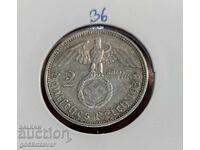 Germany Third Reich 2 stamps 1939 Silver!