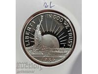 Сащ 1/2 Долар 1986г Статуята на Свободата , Proof !