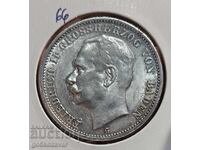 Germany 3 Marks Baden 1911 Silver!