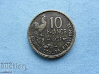 10 Francs 1951 France