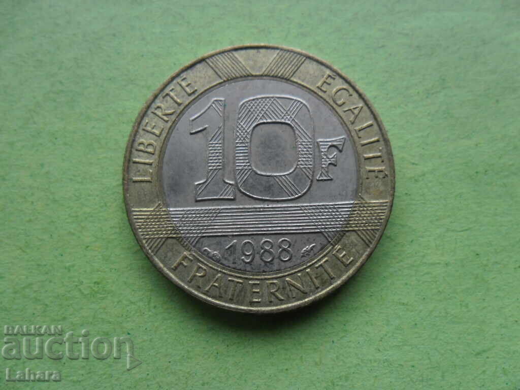 10 franci 1988 Franța 10 franci 1988 Franța
