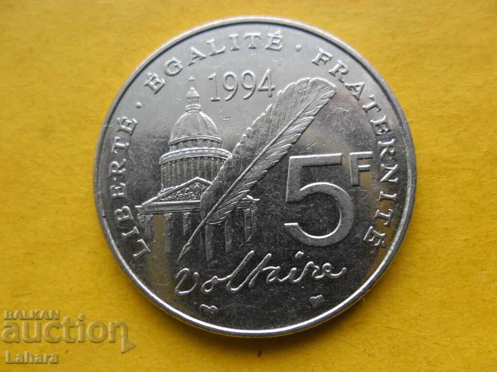 5 Franci 1994 Franța 5 Franci 1994 Franța