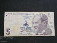 5 lire turcesti