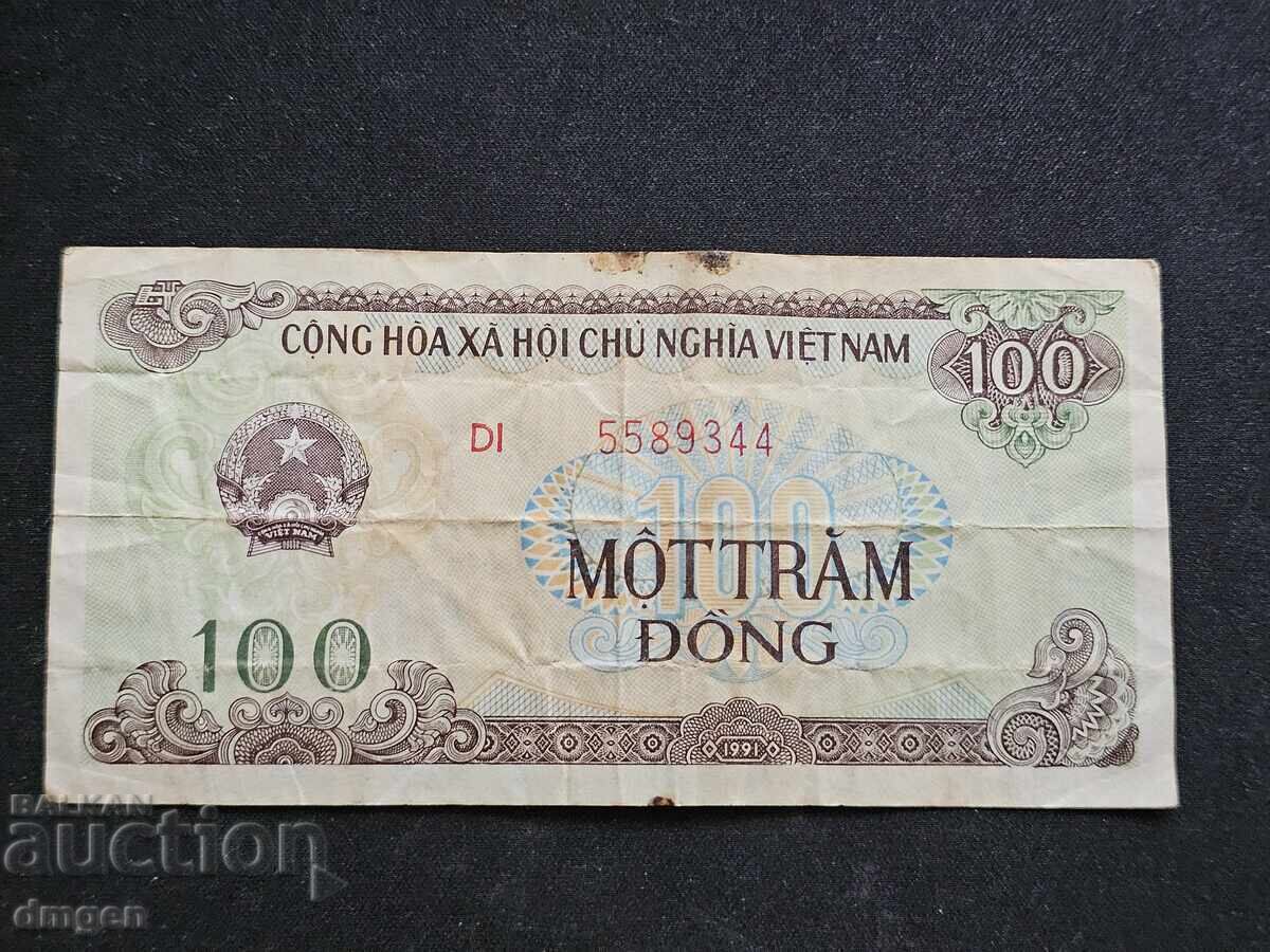 100 δονγκ Βιετνάμ 1991 100 δονγκ Βιετνάμ 1991