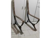 Picioare metalice pentru bănci, pentru grădină, vilă, în fața blocului