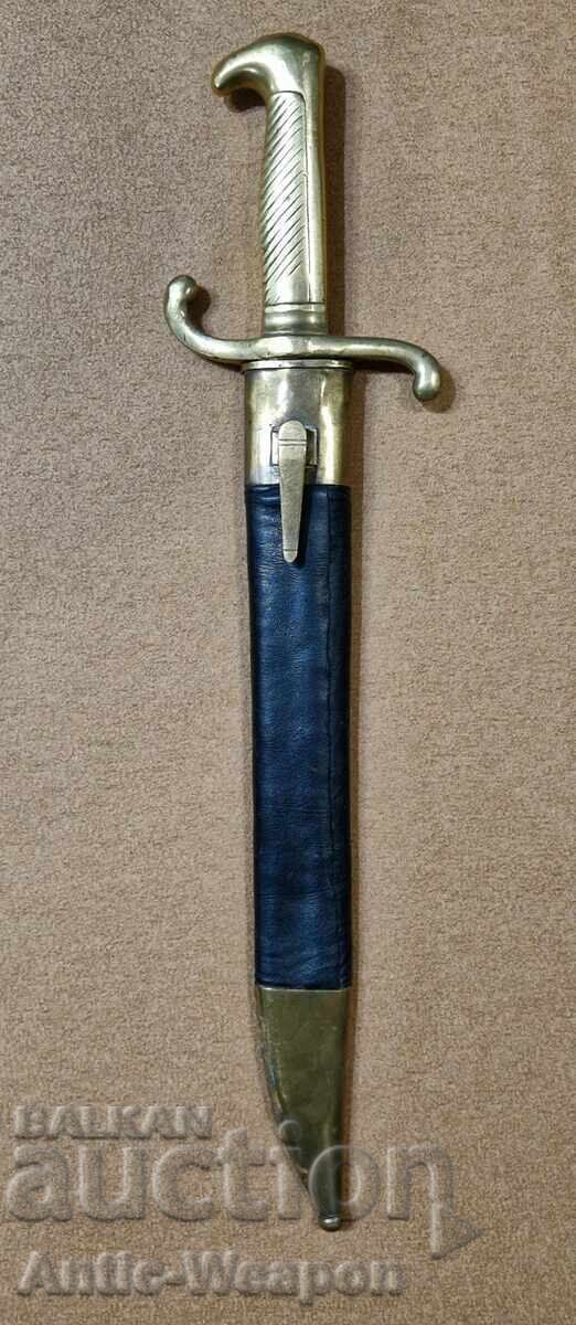 Παράδοση Αρτιλεριακός σπάθης Τεσακ (Briquet Sabre), Μ 1864, Πρωσία