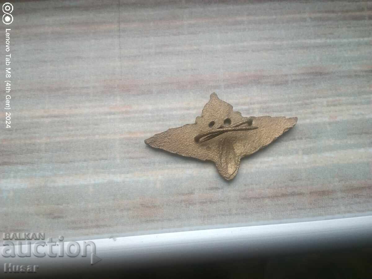 Royal BDZ (Bulgarian State Railways) emblem, bronze - 5