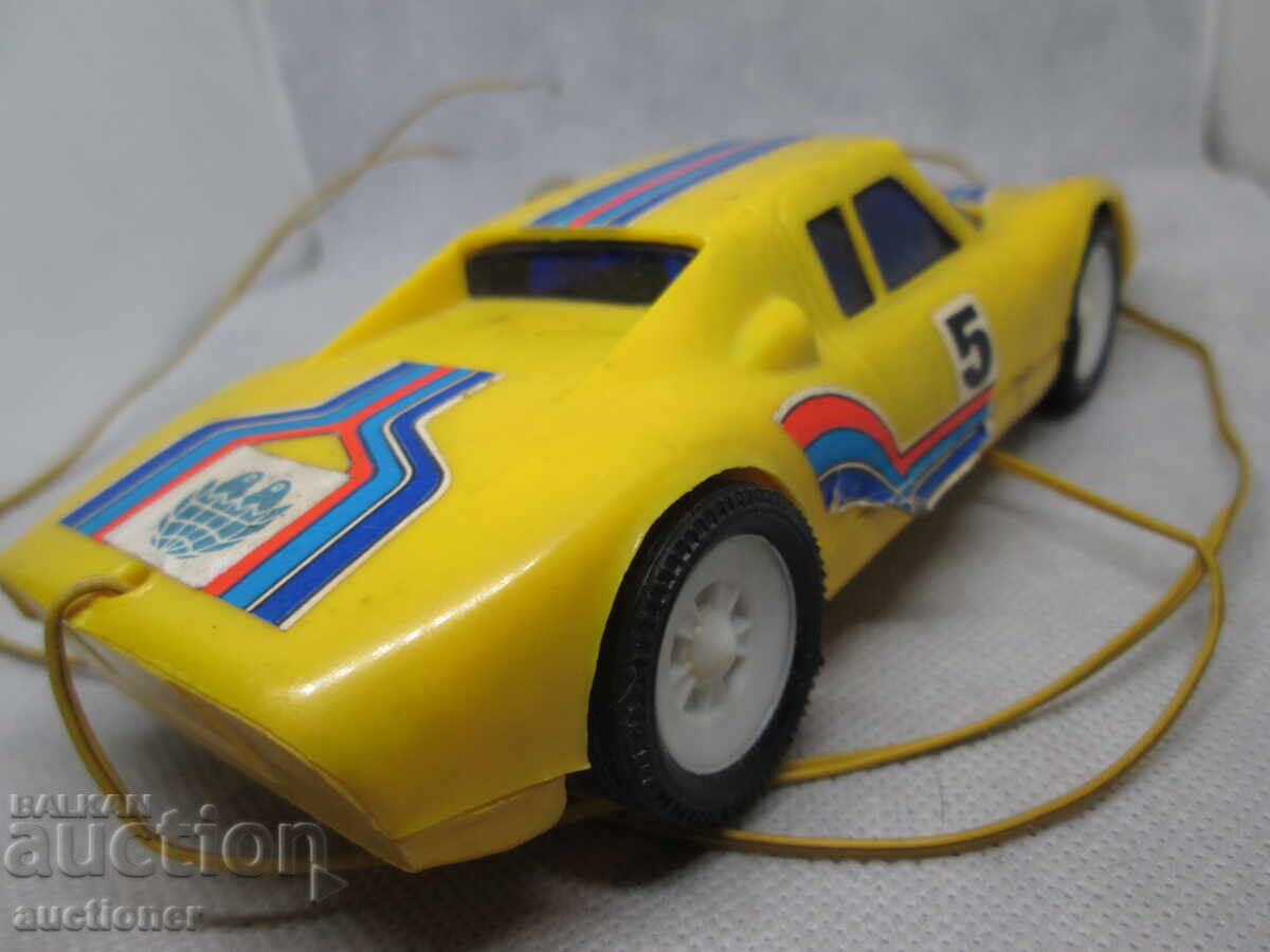 Delivery of OLD SOCIALIST TOY CAR - PORSCHE WITH REMOTE CONTROL