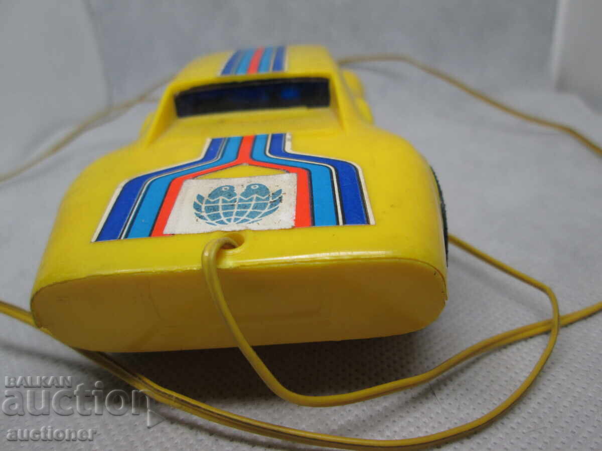 OLD SOCIALIST TOY CAR - PORSCHE WITH REMOTE CONTROL - 5