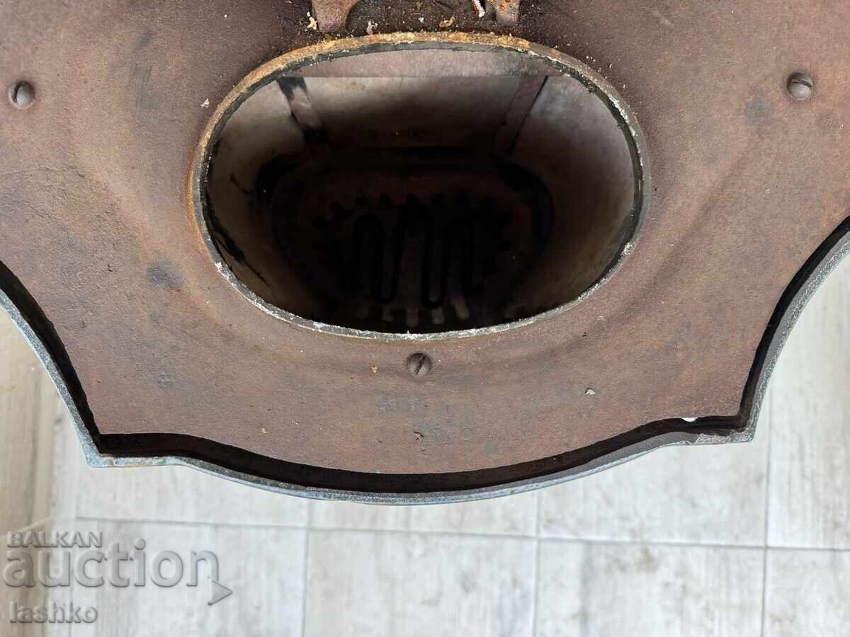 Auction  French Enamel Fireplace