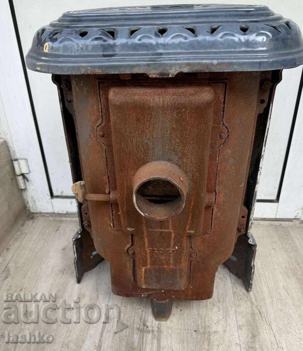 French Enamel Fireplace - 6