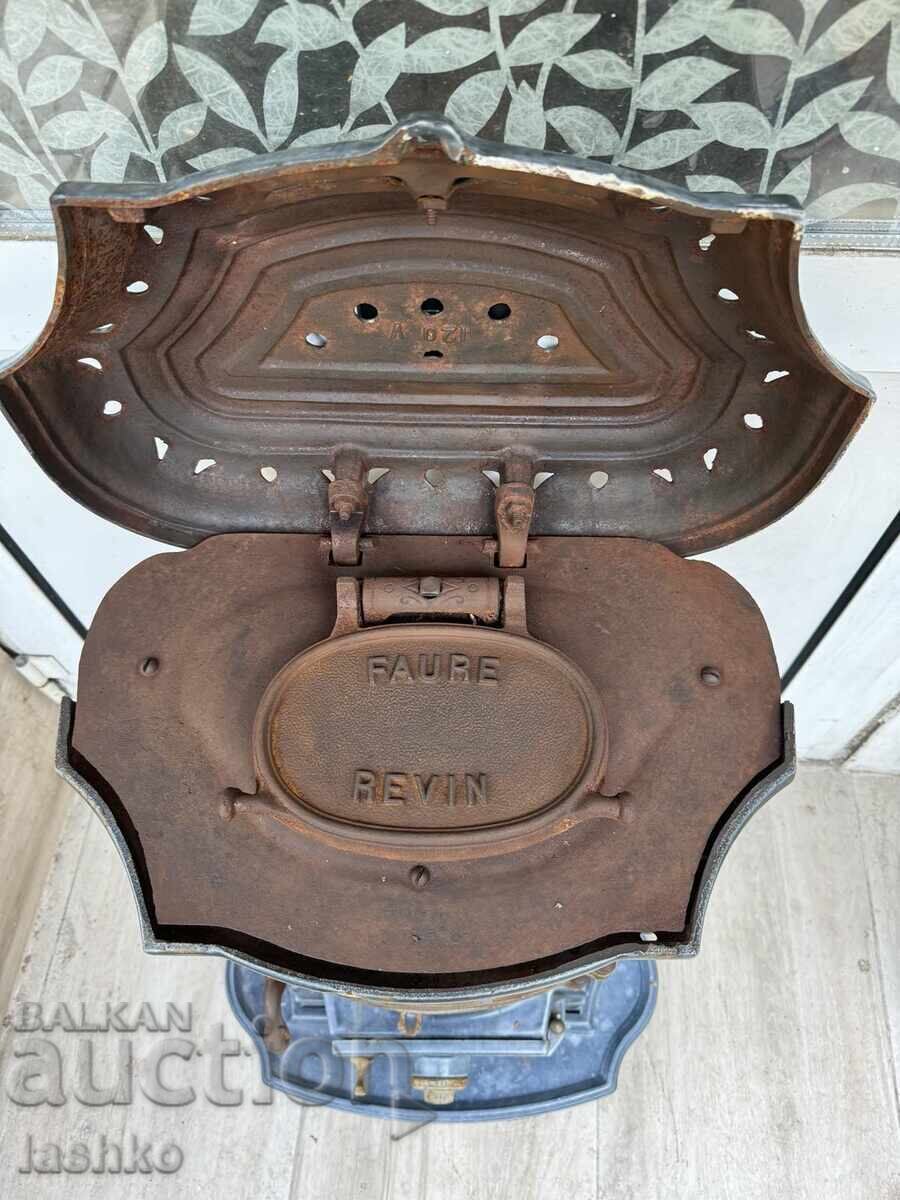 French Enamel Fireplace - 7