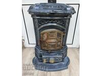 French Enamel Fireplace