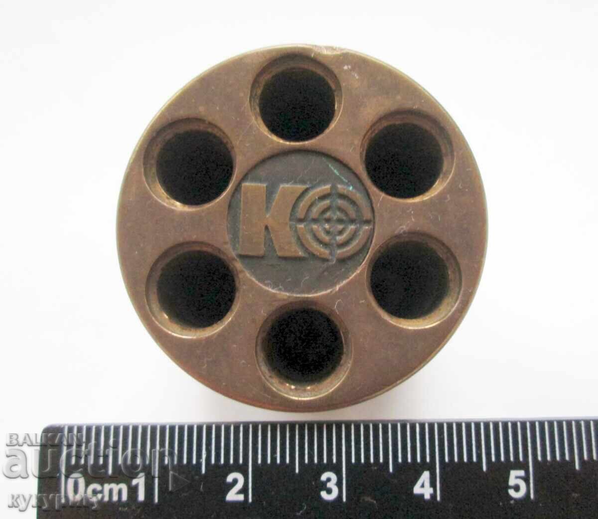 Vechi suport de creioane stilou tambur de pistol Kyntex - 6