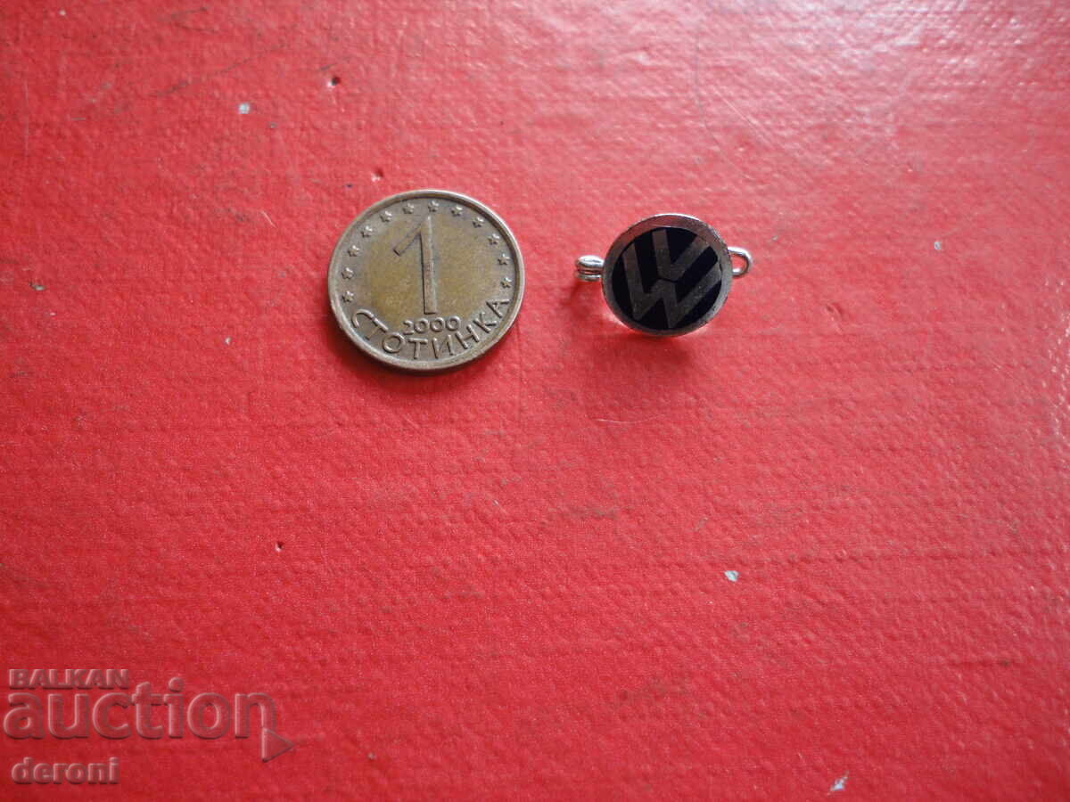 Volkswagen WV Badge Emblem with Enamel
