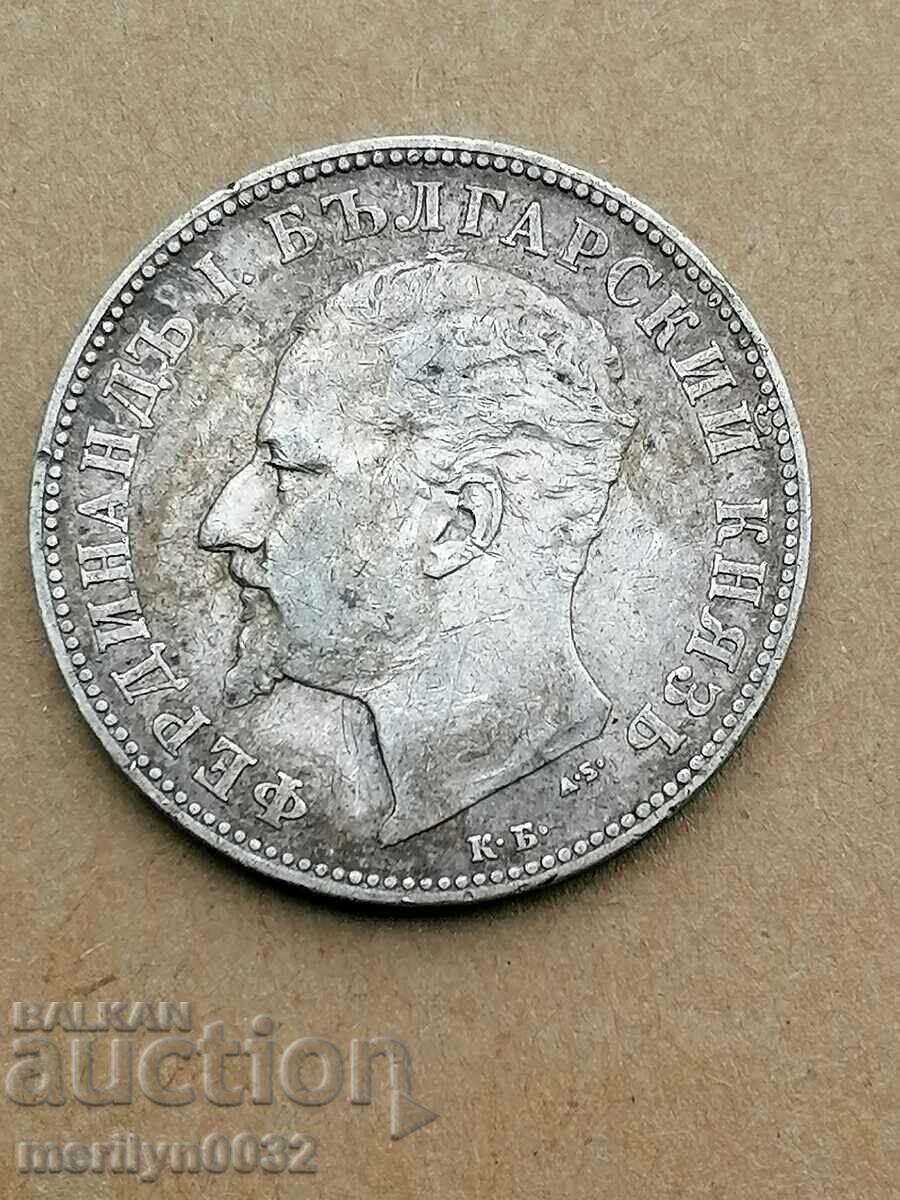 Доставка на Монета 2 лева 1894 год Княжество България сребро