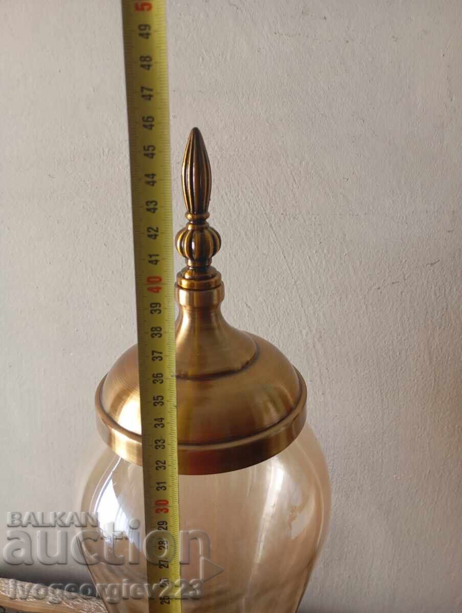 Купа с капак в сил арт деко - 5