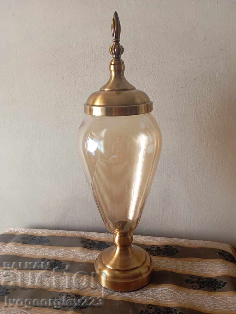 Купа с капак в сил арт деко