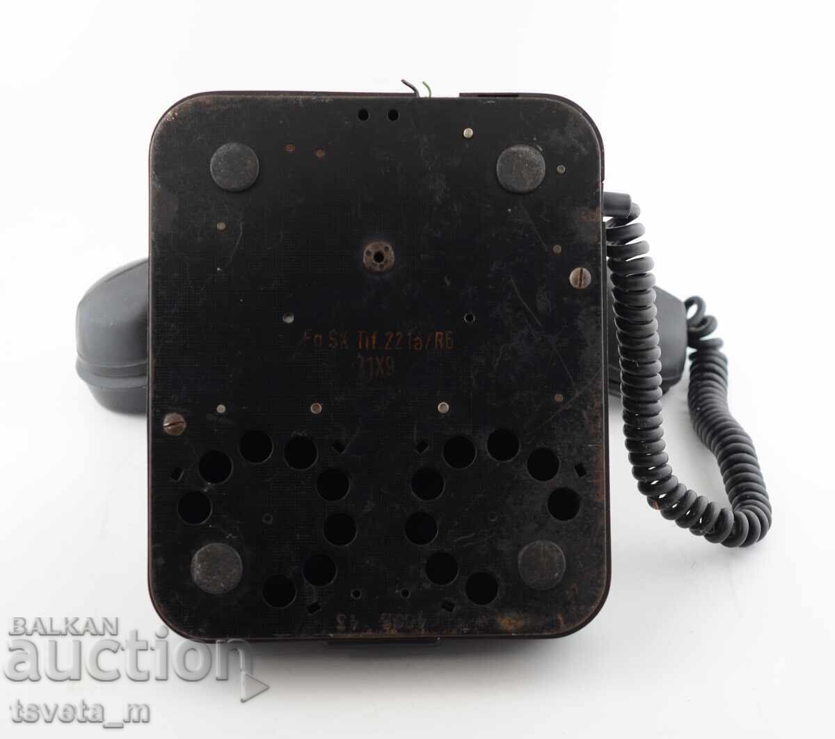 Telefon de telefon din bachelită, telefon din Regatul Bulgariei - 6