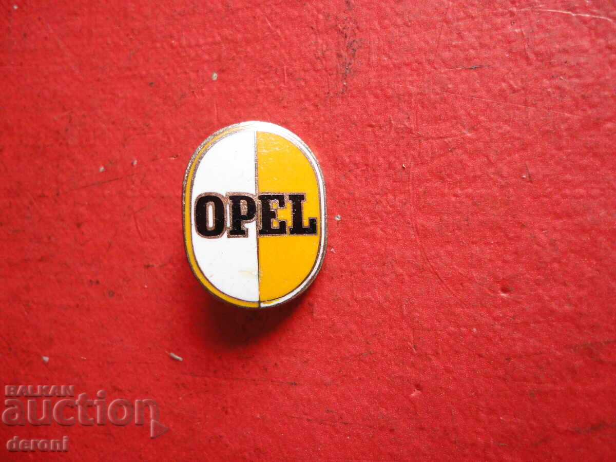 Avtomobilen znak znachka Opel s emayl - 5