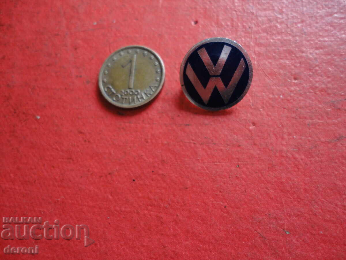 Large Car Badge Emblem Volkswagen WV with Enamel with price 10.00 BGN | € 5.11
