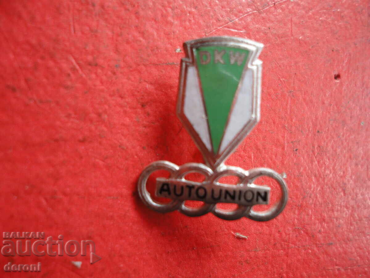 Автомобилен знак значка DKV Auto Union с емайл с цена 10.00 лв. | € 5.11 Автомобилен знак значка DKV Auto Union с емайл с цена 10.00 лв. | € 5.11