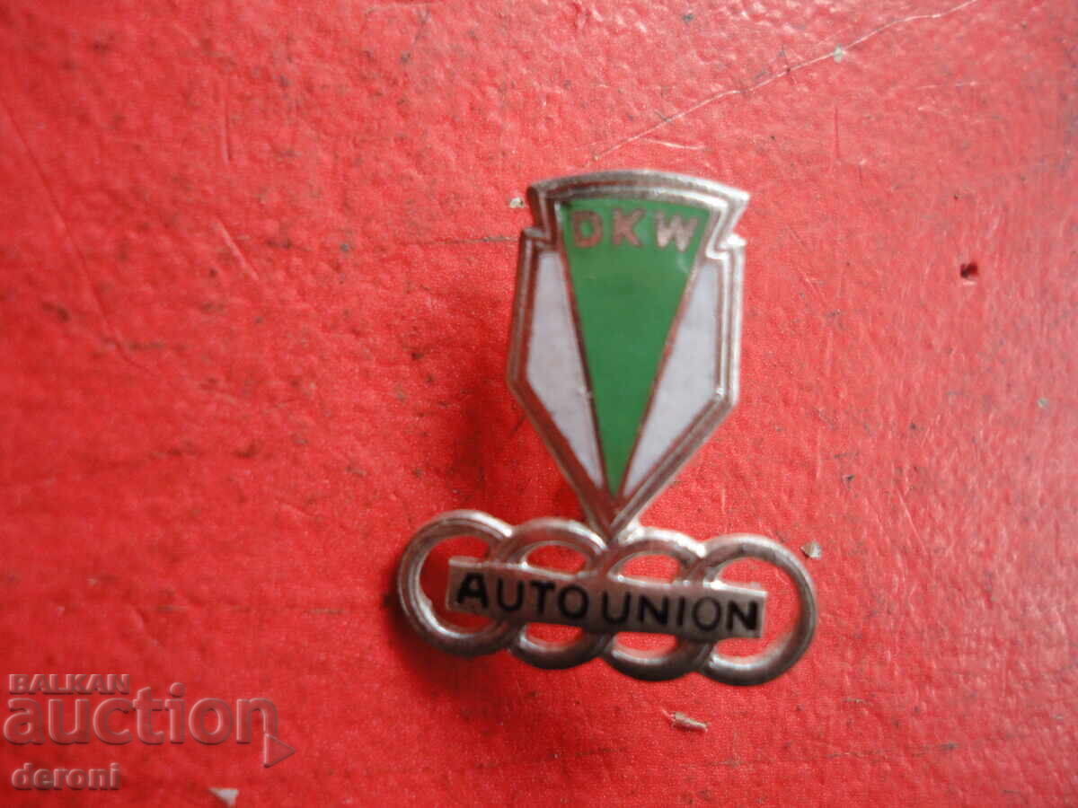 Аукцион Автомобилен знак значка DKV Auto Union с емайл Аукцион Автомобилен знак значка DKV Auto Union с емайл