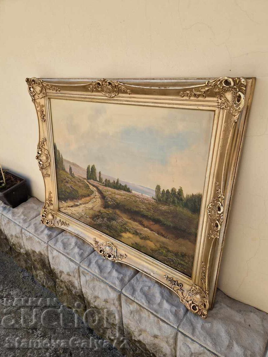 Wonderful antique Dutch oil painting on canvas - 7 Wonderful antique Dutch oil painting on canvas - 7