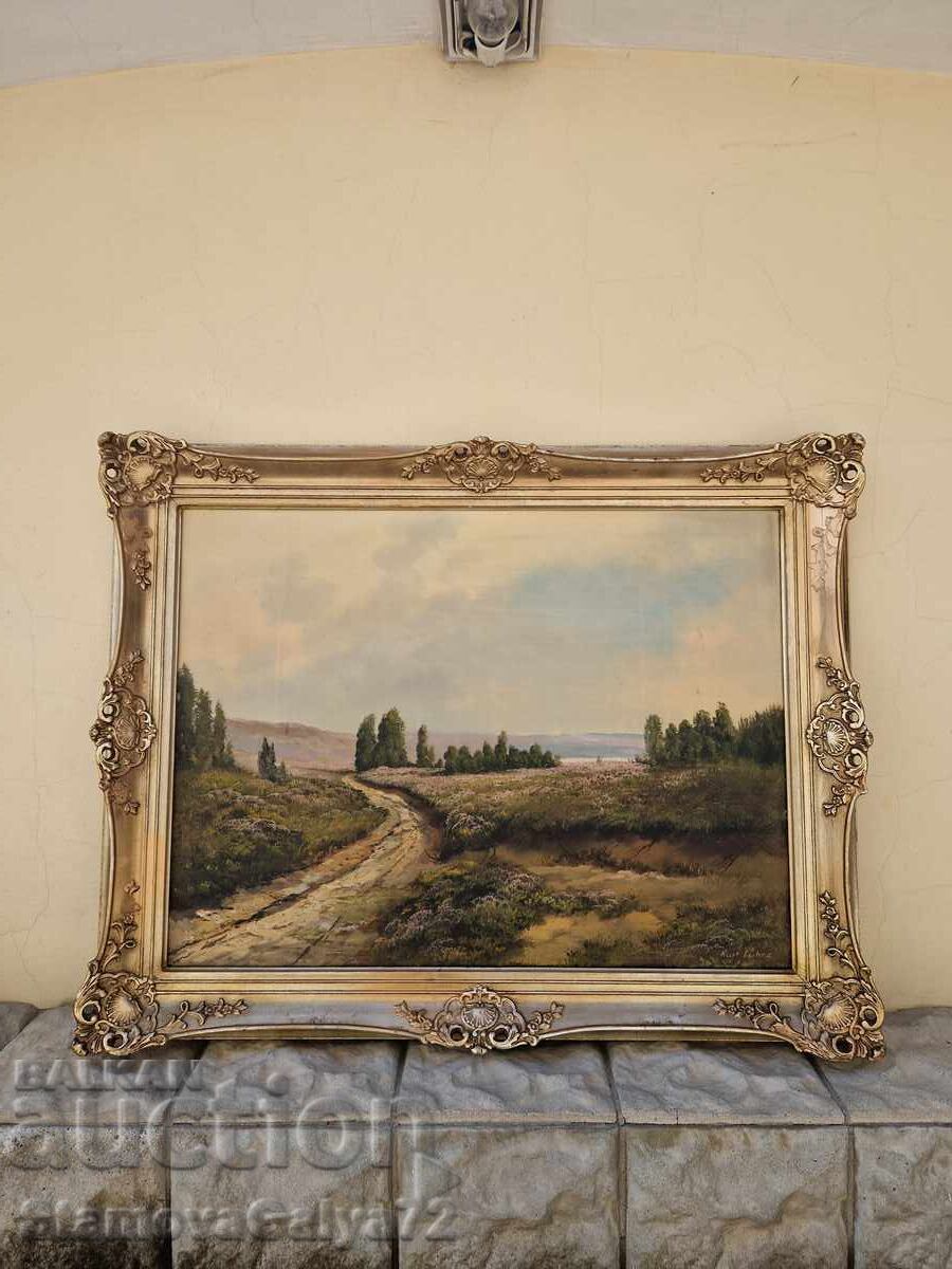 Wonderful antique Dutch oil painting on canvas Wonderful antique Dutch oil painting on canvas