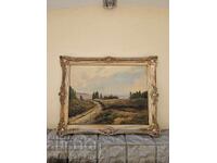 Wonderful antique Dutch oil painting on canvas