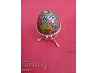 Cutie veche de bijuterii, email, cloisonné