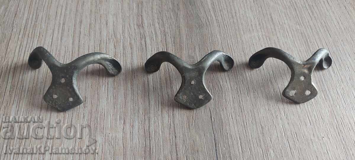 Bronze retro hangers for collectors, three pieces - 5