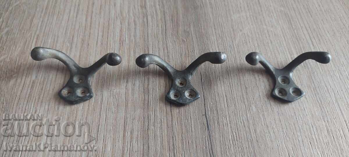 Bronze retro hangers for collectors, three pieces - 6