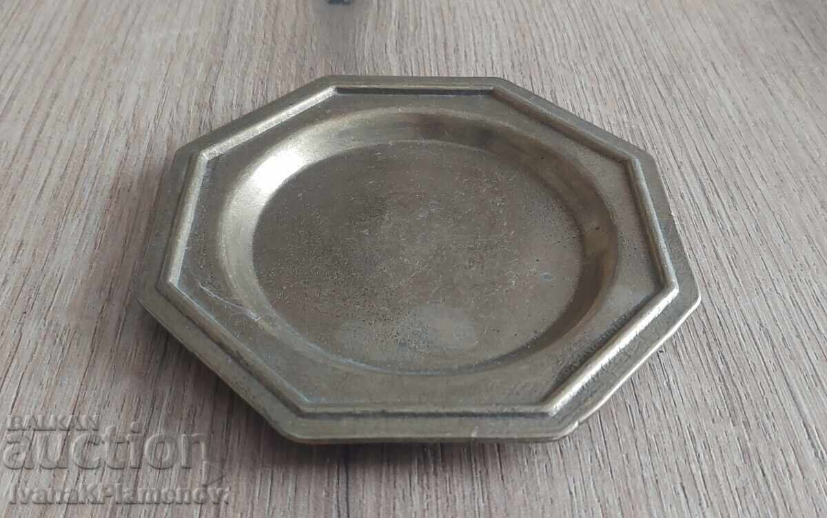 Small brass pan with price € 5.11 | 9.99 BGN Small brass pan with price € 5.11 | 9.99 BGN