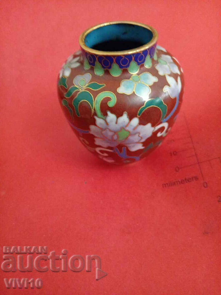 Αρχαίο βάζο με σμάλτο, cloisonné