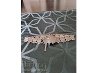 Страхотен антикварен руски кавказки сребърен колан с ниело