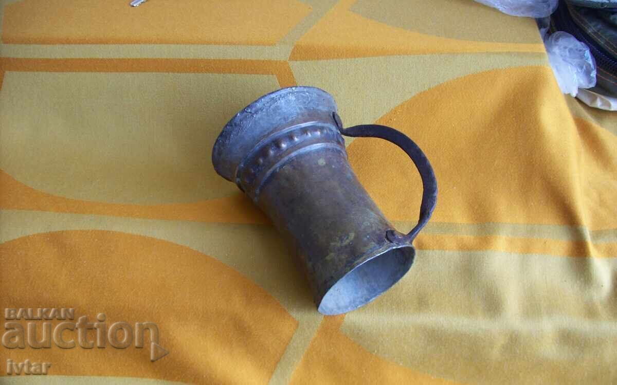 Licitație Vechi vas de cupru/aramă, cană, ceașcă - 2