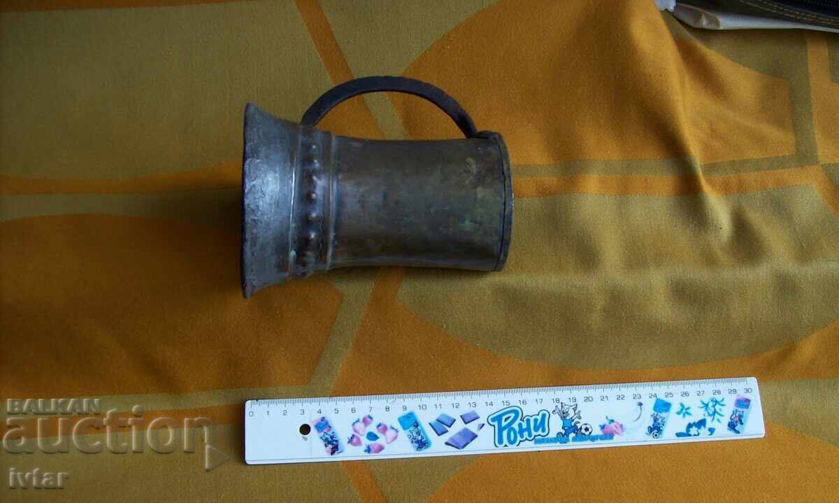 Vechi vas de cupru/aramă, cană, ceașcă - 2 - 5