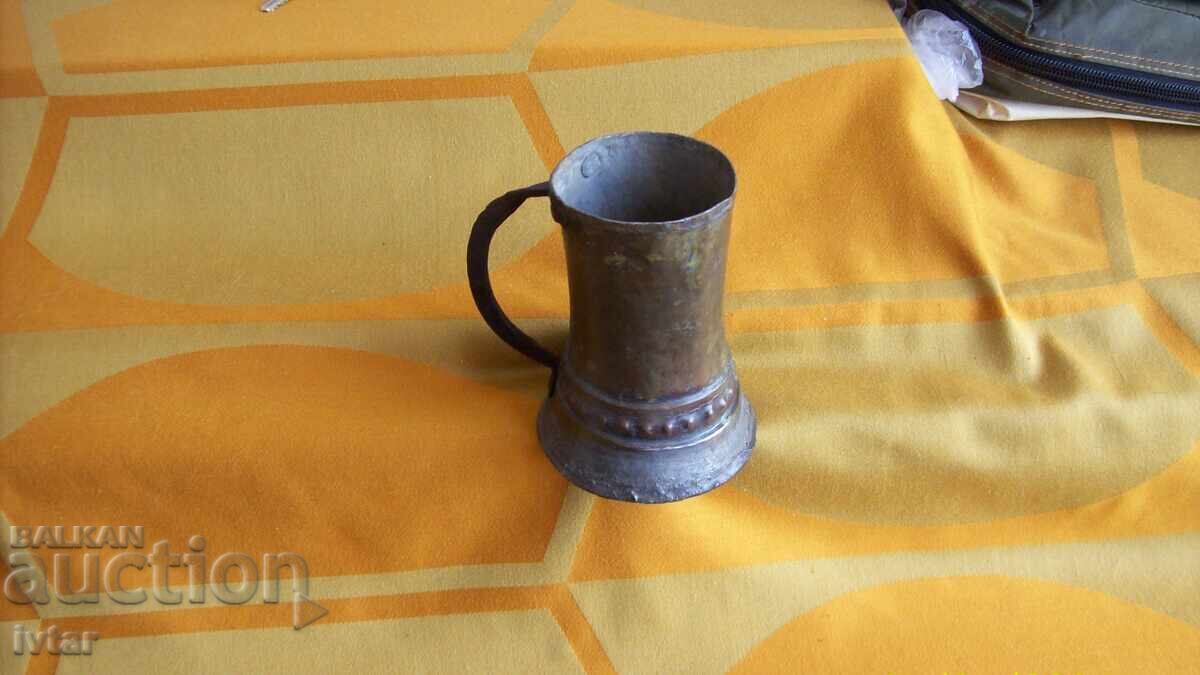 Vechi vas de cupru/aramă, cană, ceașcă - 2 - 6